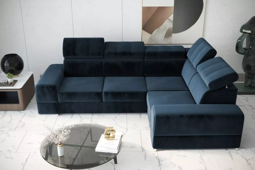Dīvāns Royal 2 Relax standard · Zils · 210 × 280 × 79 cm