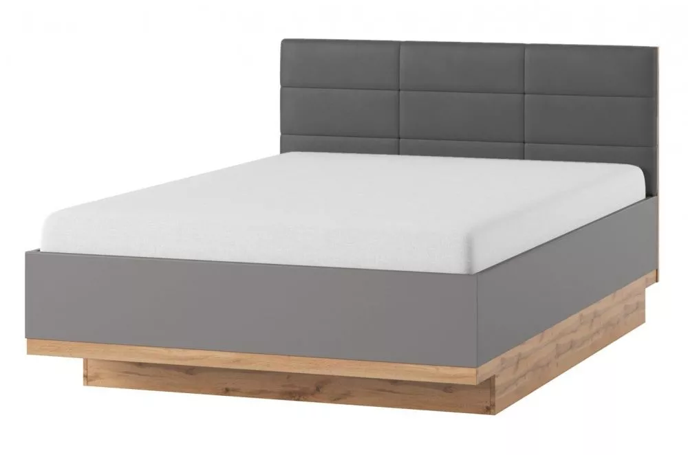 Gulta Livorno ar stelāžu Guļamvietas platums: 160 cm, Korpusa krāsa: pelēks, Guļamvietas garums: 200 cm, stelāžas tips: 