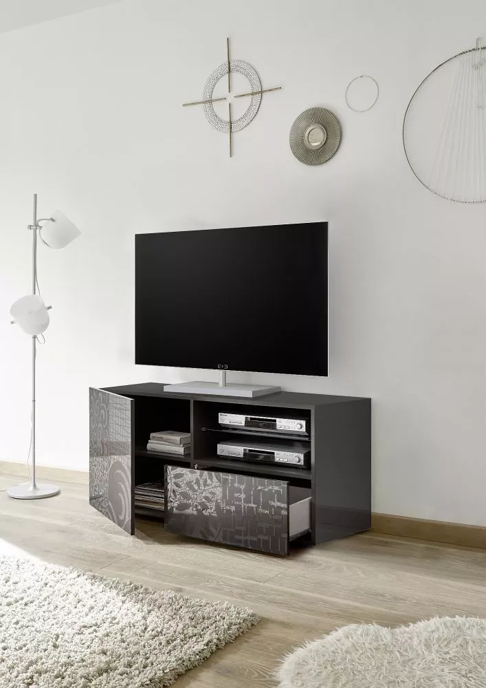 TV tumba Miro 01 · Antracīts · 122 × 43 × 57 cm