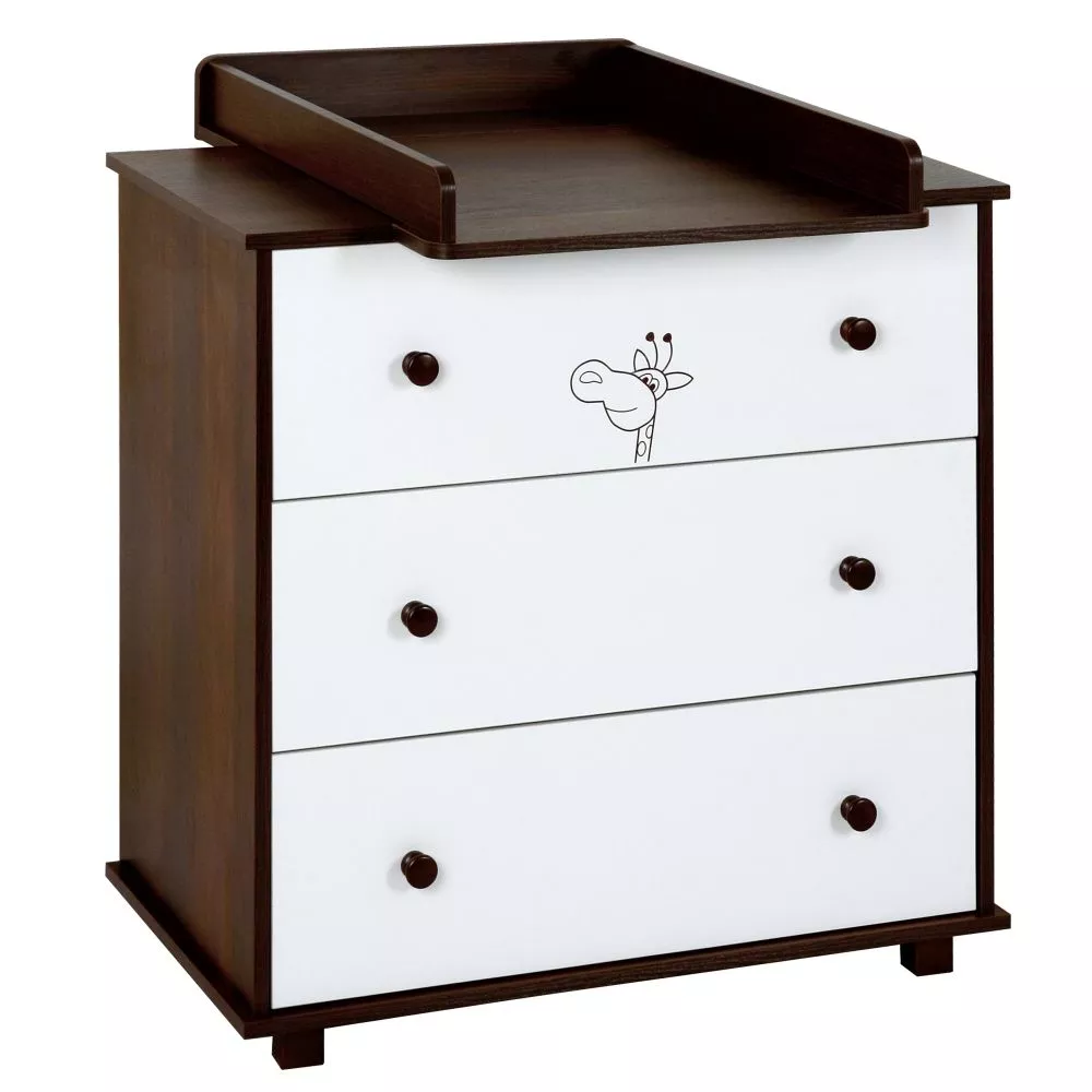Kumode Safari 5 žirafe Ar pārtinamo virsmu: 1, · 86 × 73 × 93 cm