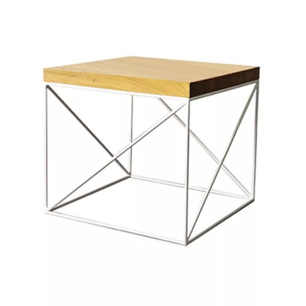 Žurnālgalds ST 376 Galda virsmas biezums: 4 cm, · Ozols · 55 × 55 × 45 cm