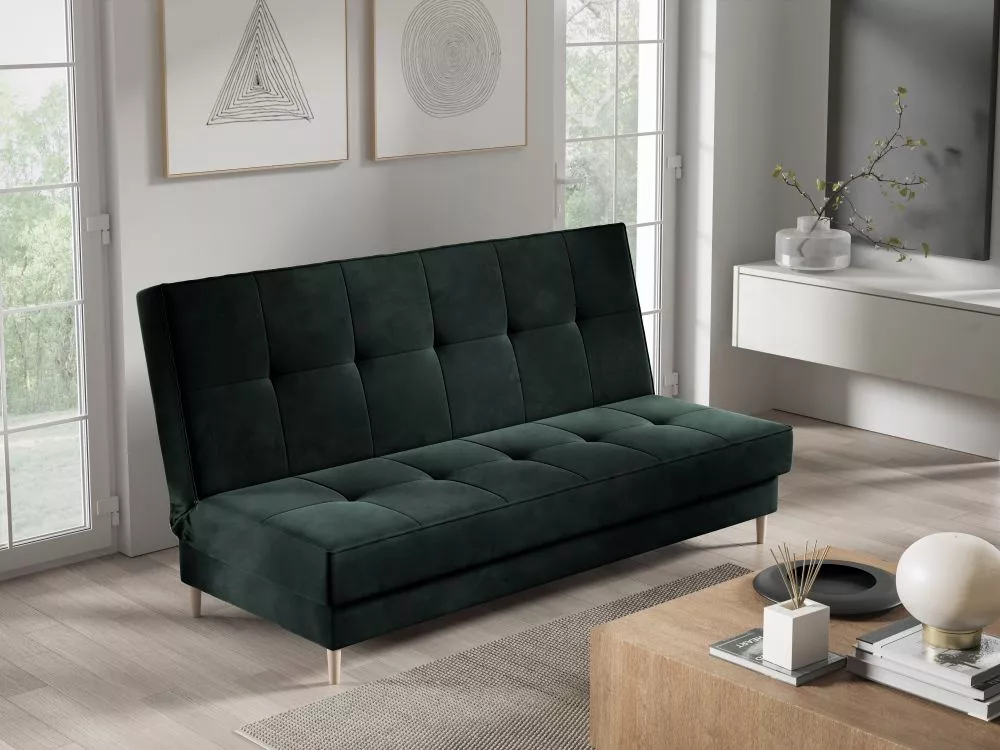 Dīvāns Sofa Bed 181 standard · Tumši zaļš · 90 × 200 × 93 cm