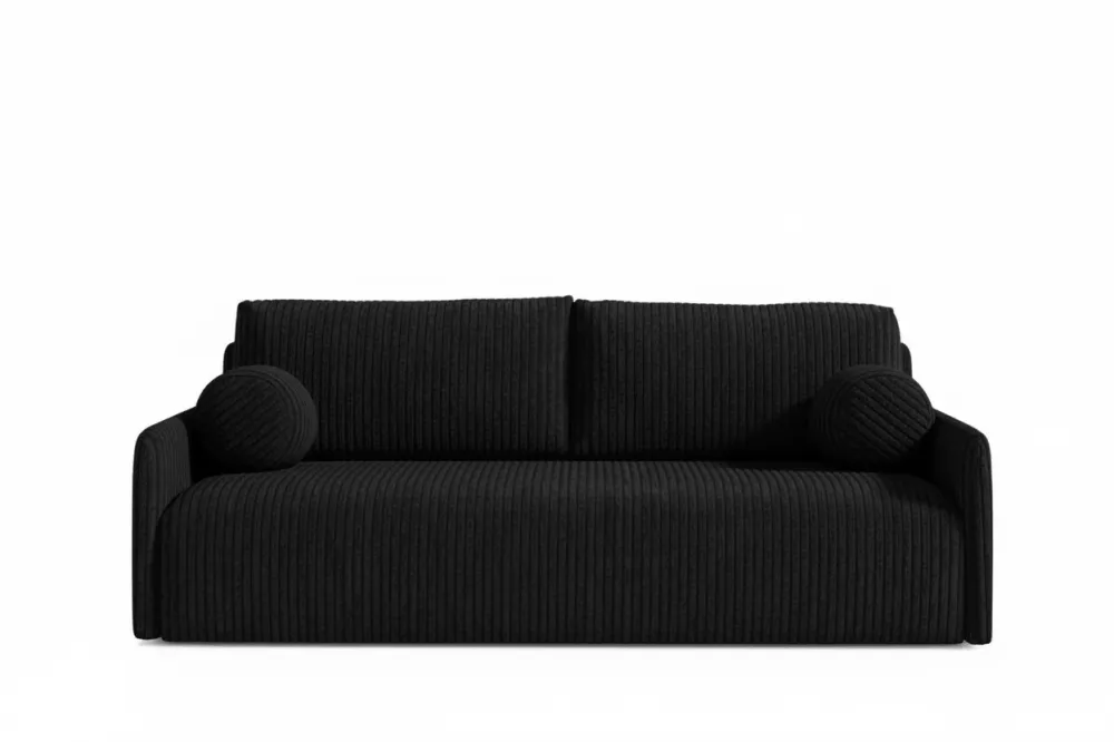Dīvāns Glove Premium Standard · Melns · 87 × 206 × 95 cm