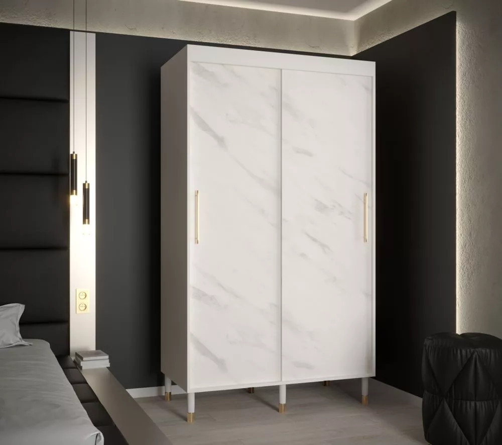 Skapis Calipso Marmur · 120 × 62 × 208 cm