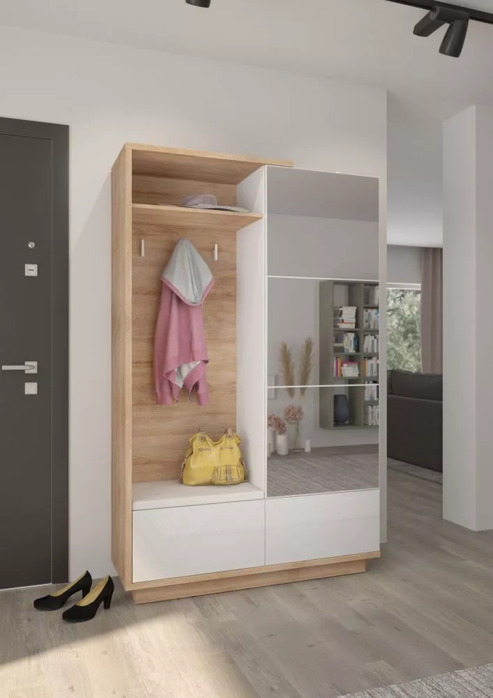 Koridora iekārta Hybrid HYB-16 Beige · 120 × 40 × 191 cm