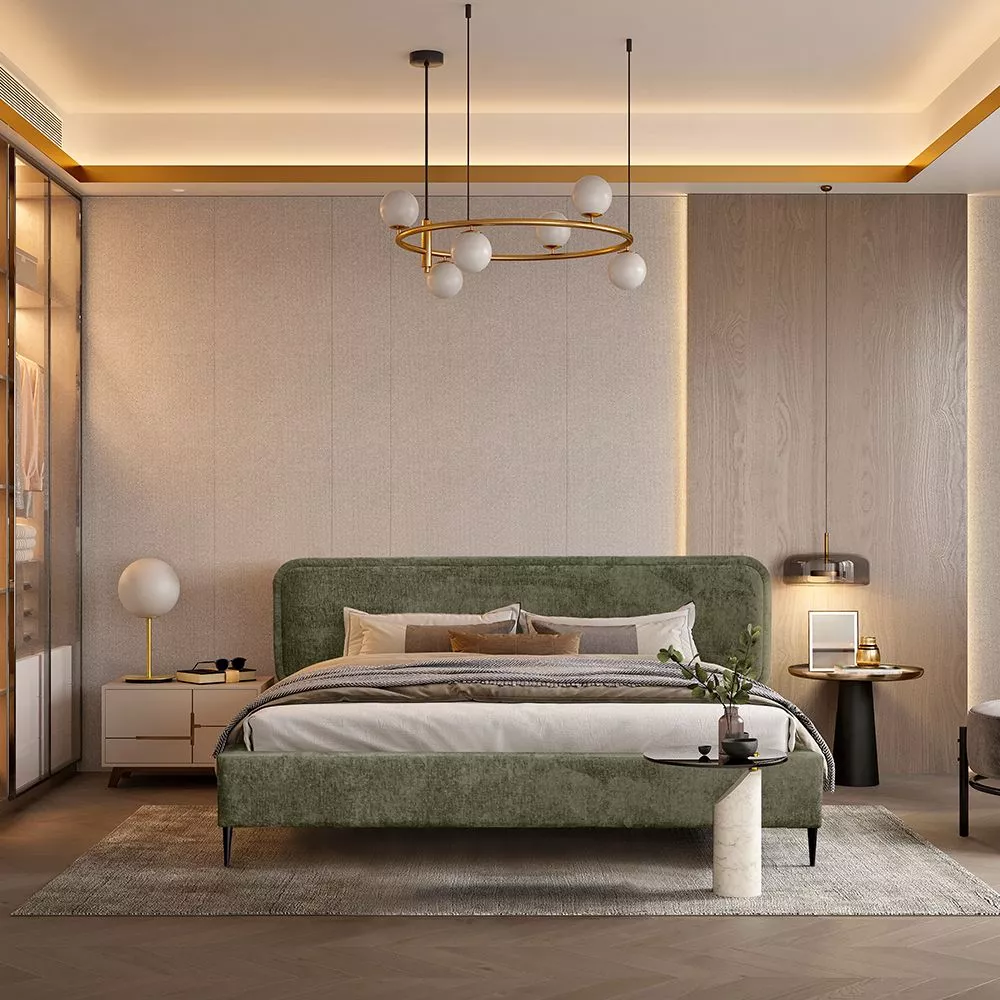 Gulta Arizona 2 Standard ar stelāžu Guļamvietas platums: 160 cm, Guļamvietas garums: 200 cm, stelāžas tips: koka, · Olīv