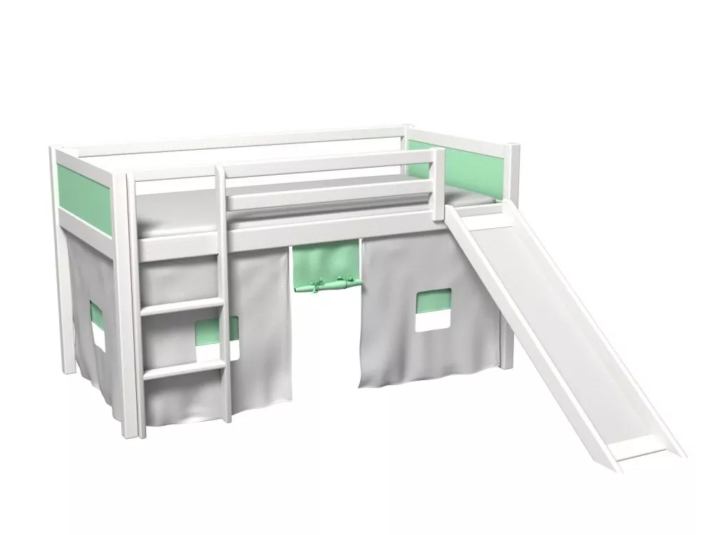 Bērnu gulta Max Z ar stelāžu Guļamvietas platums: 80 cm, Guļamvietas garums: 180 cm, · 88 × 188 × 107 cm