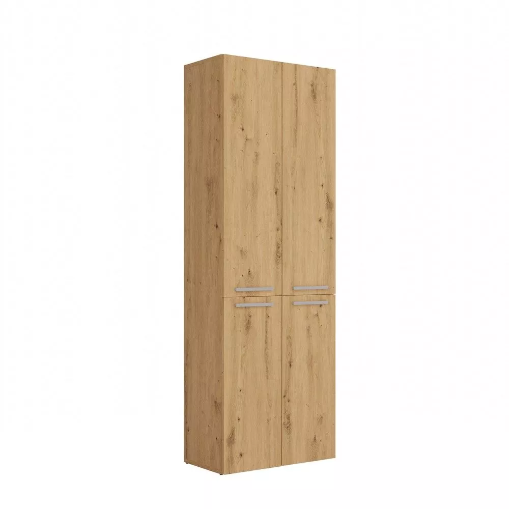 Vannas istabas skapītis Nel DD 1K · Ozols artisan · 60 × 174 × 30 cm
