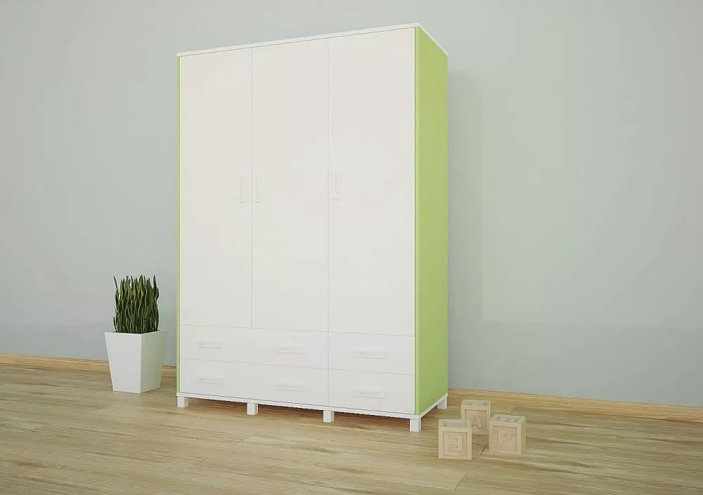 Bērnu skapis Animals SZ09-A · 132 × 54 × 187 cm