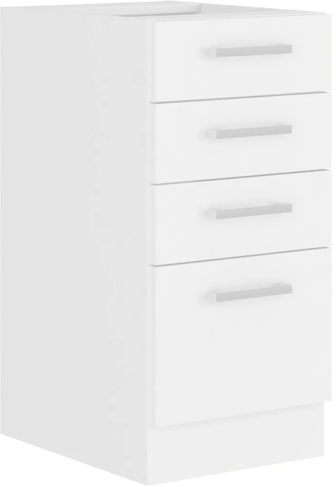 Virtuves skapis Eko White 40 D 4S BB · Balts