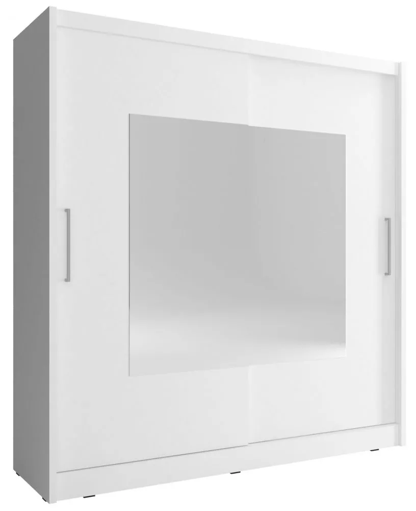 Skapis Wiki 9 · Balts · 180 × 62 × 200 cm