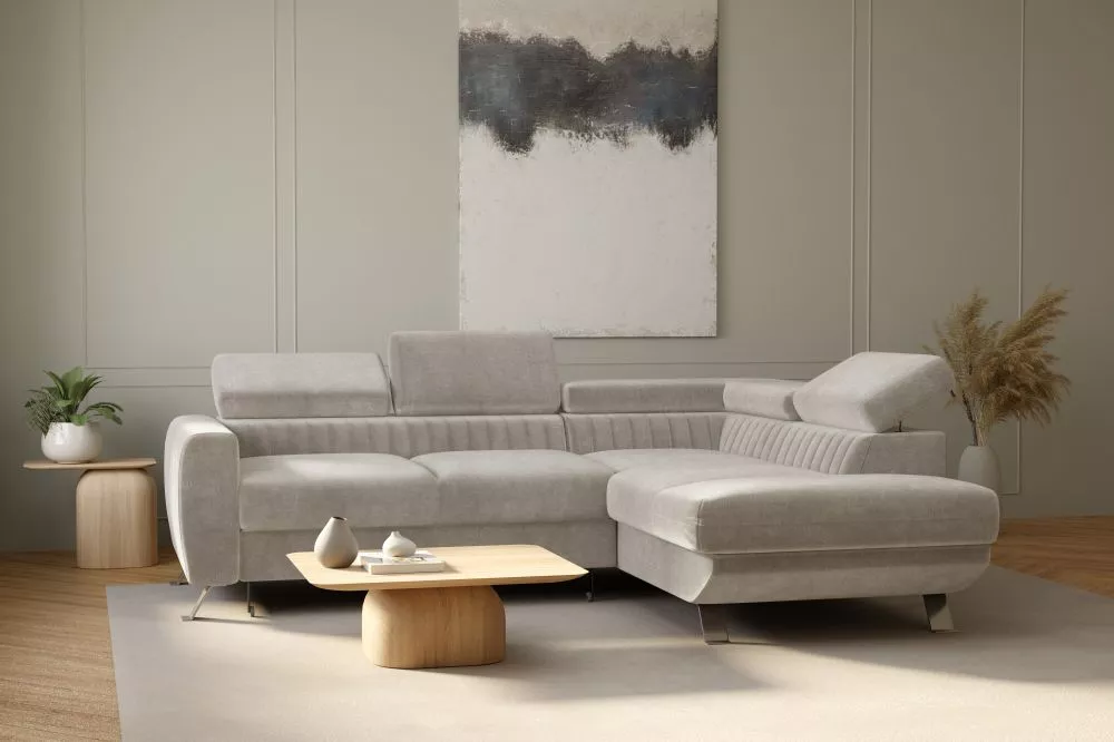 Dīvāns Amalfi Standard · Krēma · 202 × 260 × 100 cm