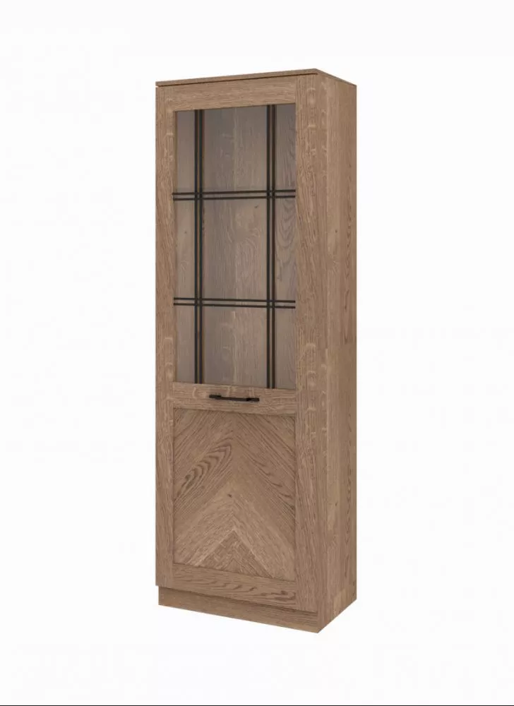 Sekcija Cozy 10 ar LED · Ozols · 65 × 42 × 198 cm