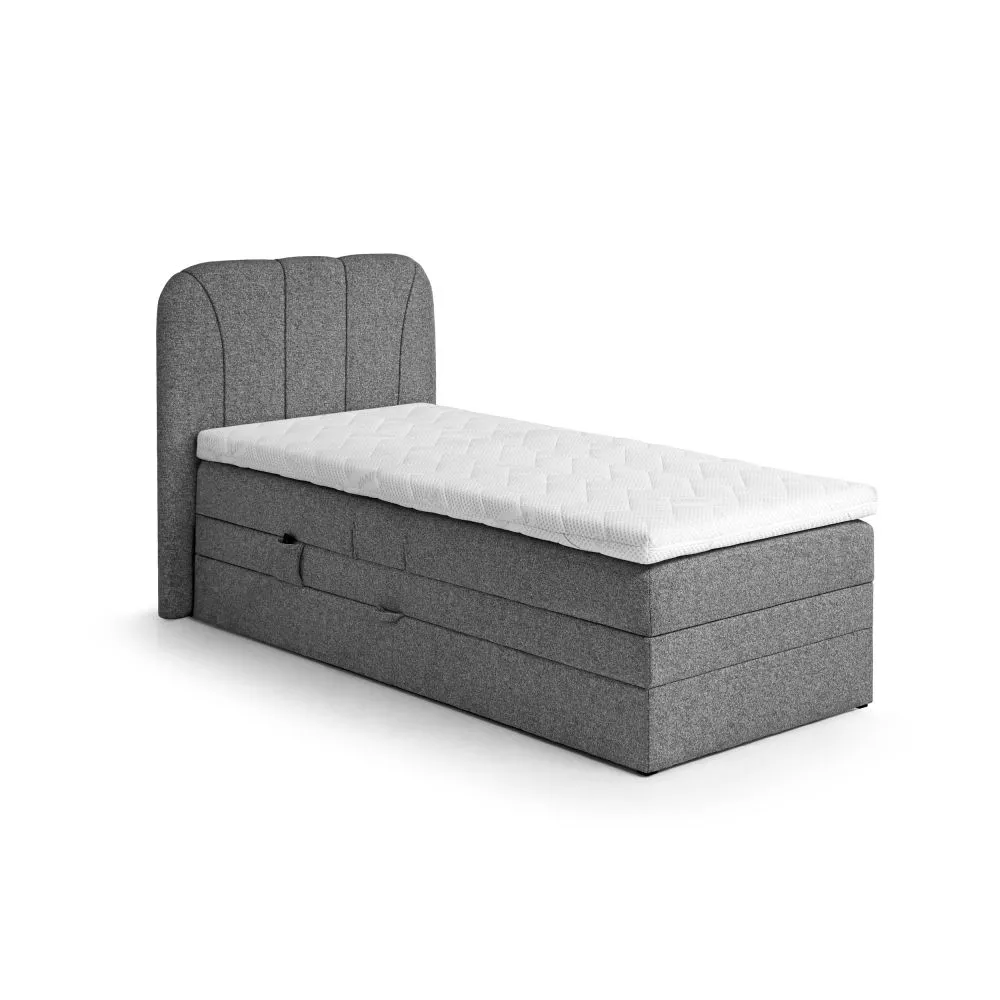 Gulta Royal 90x200 Electric Standard Guļamvietas platums: 90 cm, Guļamvietas garums: 200 cm, · Tumši pelēks · 110 × 210 
