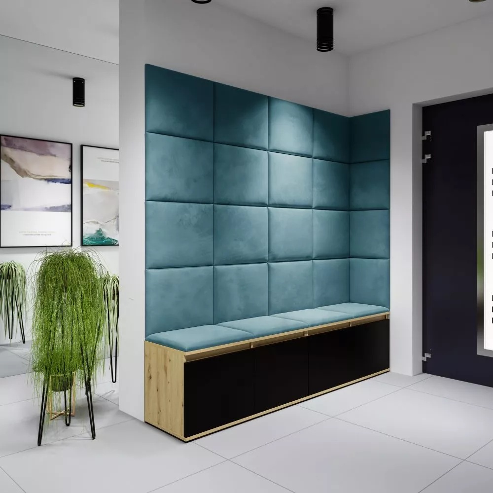 Apavu plaukts Emi 3 Trinity Korpusa krāsa: ozols artisan + melns, · 200 × 170 × 40 cm