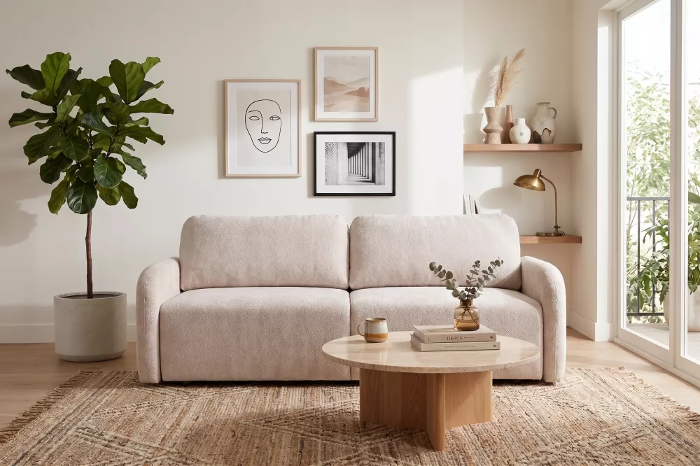 Dīvāns Timo Sofa Standard · Gaiši bēšs · 97 × 227 × 88 cm