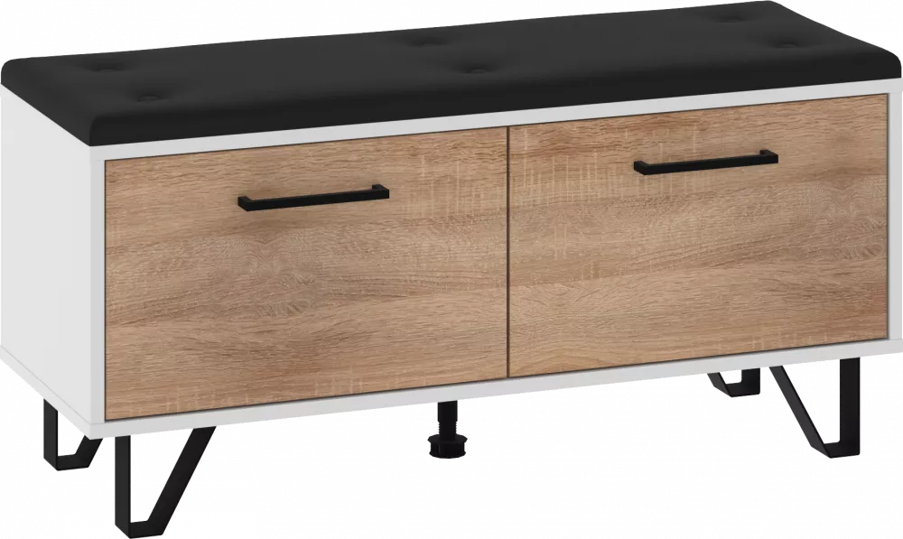 Apavu plaukts Boss BOS-15 Korpusa krāsa: balts, · 100 × 48 × 39 cm