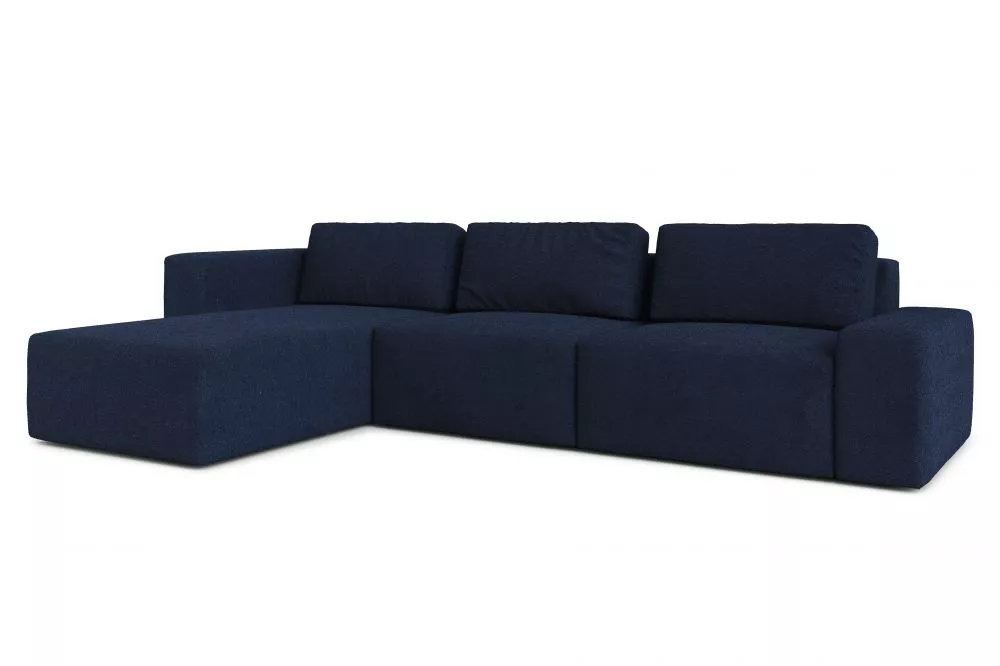 Dīvāns Berg Standard · Tumši zils · 202 × 360 × 90 cm