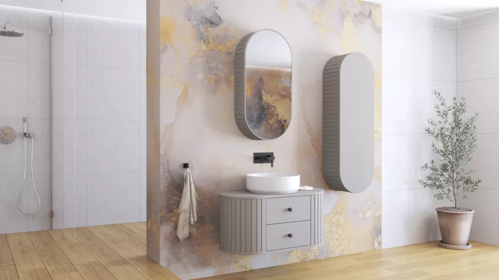 Vannas istabas komplekts Venezia SET · Krēms
