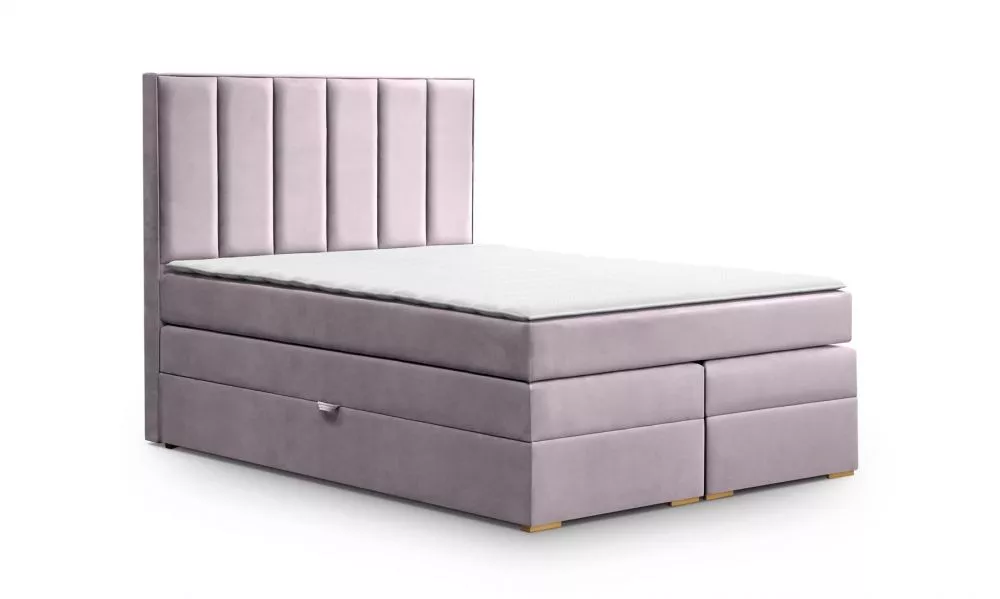 Gulta Malaga Standard Guļamvietas platums: 140 cm, Guļamvietas garums: 200 cm, · Rozā · 140 × 210 × 140 cm