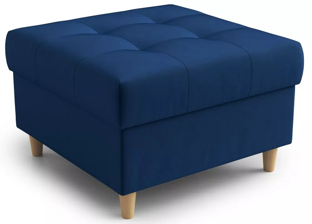 Pufs Pik Standard Auduma numurs: Kronos 09, · Zils · 67 × 46 × 67 cm