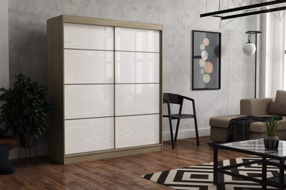 Skapis July Lacobel · 180 × 60 × 215 cm