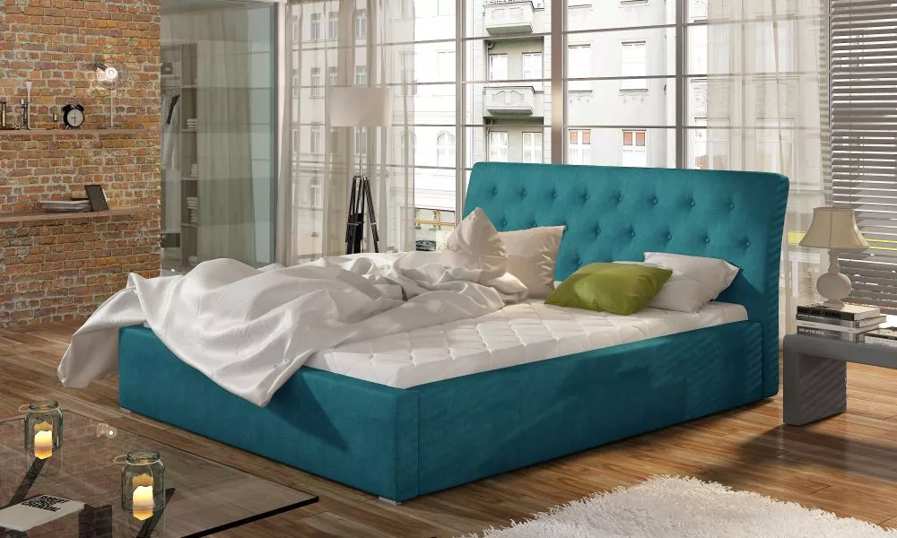 Gulta Milano standard ar stelāžu Guļamvietas platums: 160 cm, Guļamvietas garums: 200 cm, stelāžas tips: metāla, · Tirkī
