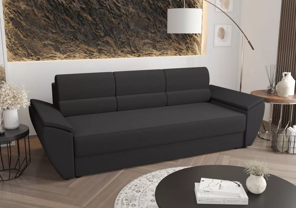 Dīvāns Rebi Bis Standard · Tumši pelēks · 80 × 240 × 78 cm