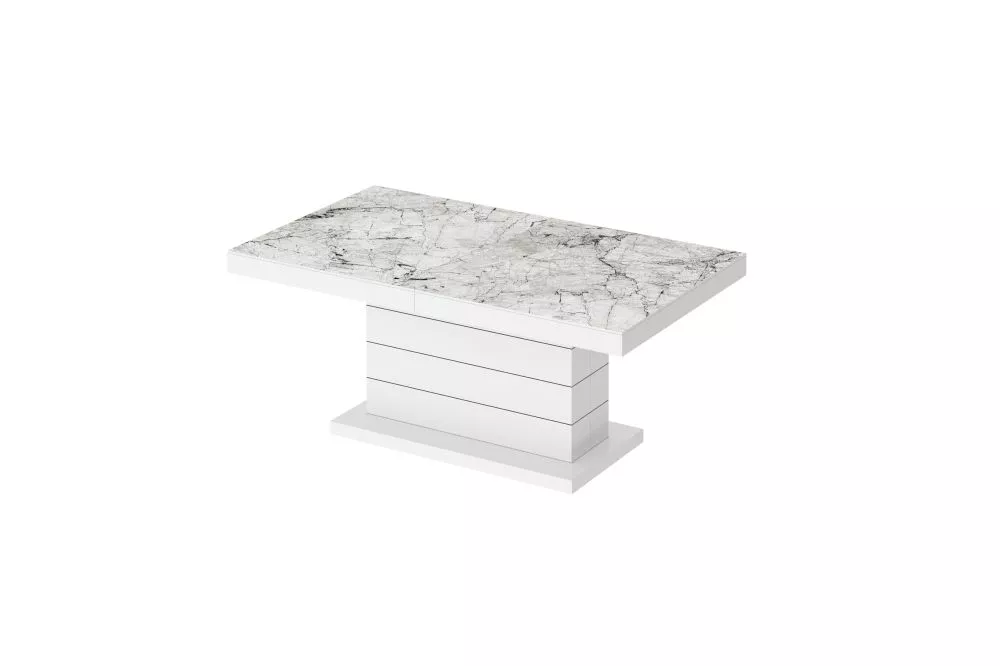 Žurnālgalds Matera Lux Gloss Korpusa krāsa: balts akmens, · 120 × 70 × 50 cm