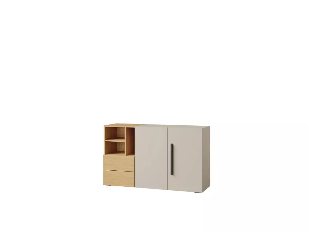 Kumode Lorin 07 Elementu krāsa: ozols, · 135 × 40 × 80 cm