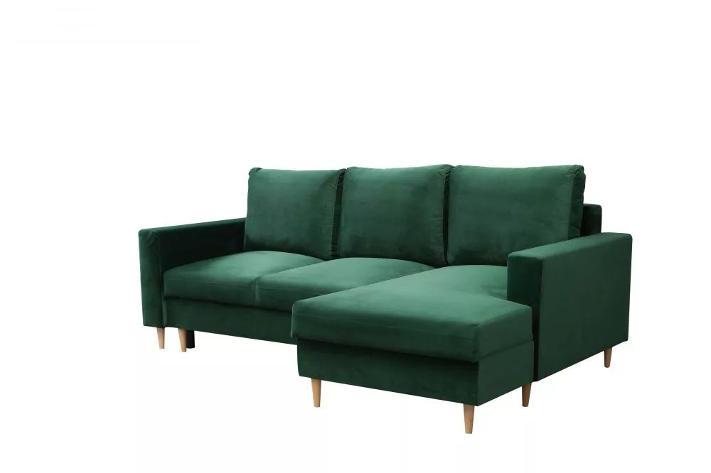 Dīvāns Wave Corner standard · Zaļš · 145 × 230 × 92 cm