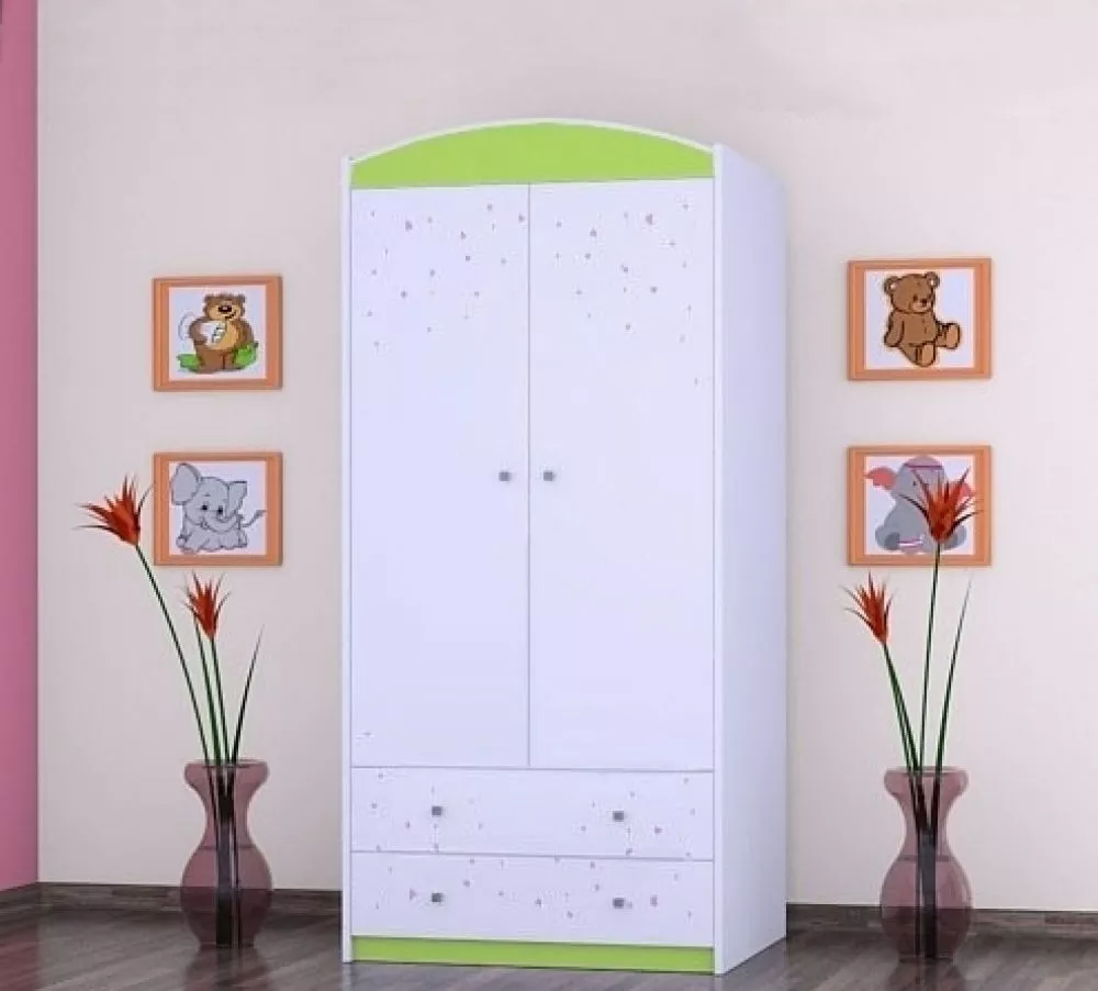 Bērnu skapis Happy SZ06-A · 88 × 54 × 187 cm