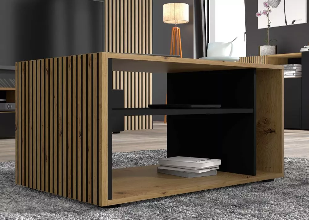 Žurnālgalds Auris 02 Korpusa krāsa: ozols artisan, · 88 × 55 × 60 cm