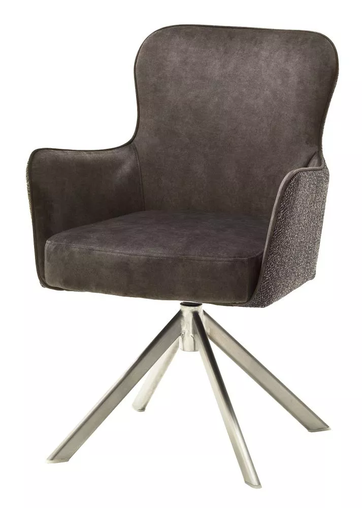 Krēsls Sheffield B Steel Black Standard · Kapučino · 87 × 62 × 64 cm
