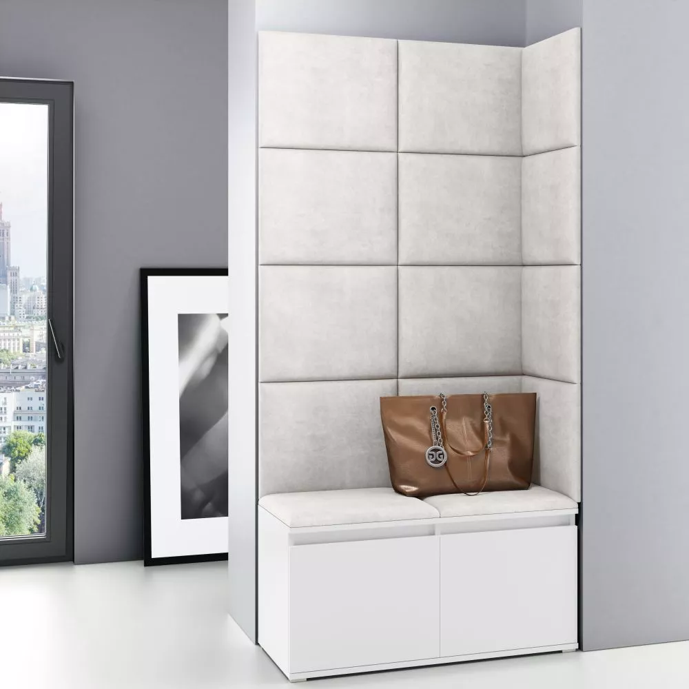 Apavu plaukts Emi 2 Trinity Korpusa krāsa: balts, · 100 × 170 × 40 cm