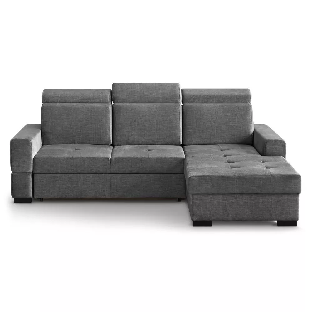 Dīvāns Axel Mini Standard · Pelēks · 180 × 235 × 91 cm