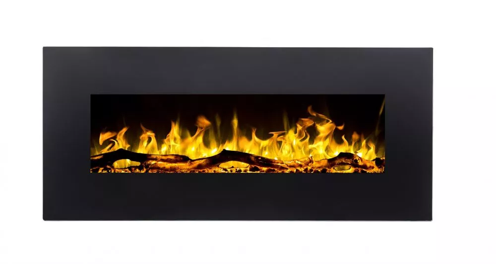Kamīns Albion 42 Liesmas spilgtuma regulēšana: 1, · Melns · 110 × 49 × 14 cm