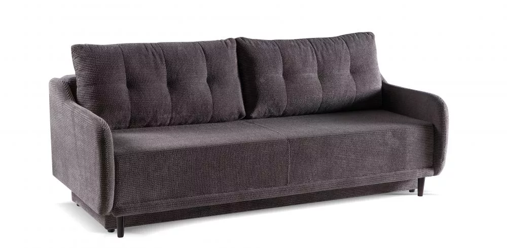 Dīvāns Sally standard · Pelēks · 99 × 217 × 88 cm