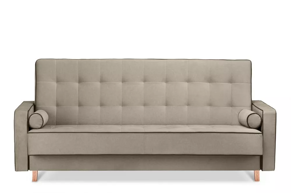 Dīvāns Dozer 3S Standard · Bēšs + brūns · 93 × 223 × 85 cm