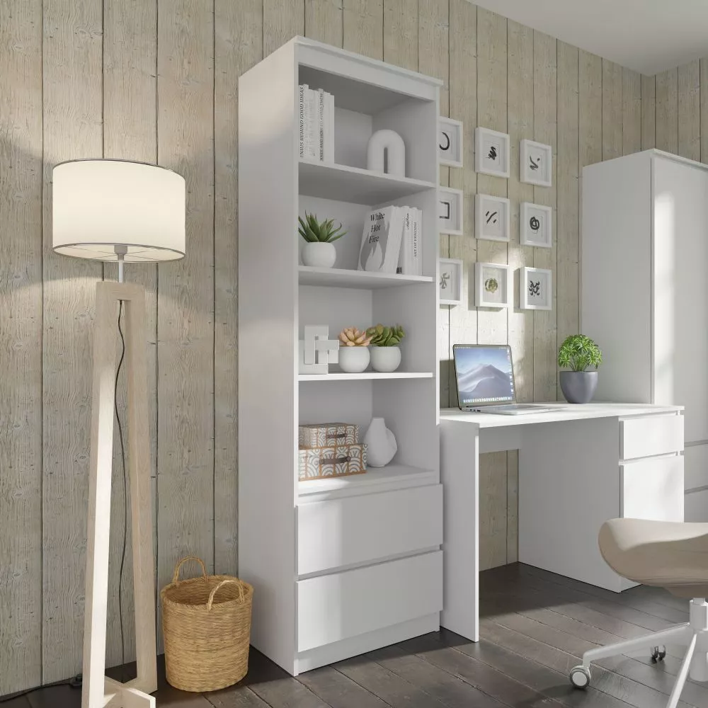 Plaukts Maja REG2S 60 · Balts · 60 × 195 × 40 cm