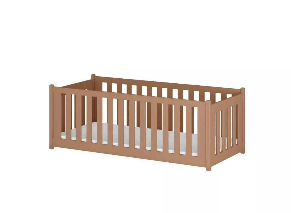 Bērnu gulta Concept 3 ar stelāžu Guļamvietas platums: 90 cm, Guļamvietas garums: 200 cm, · Gaiši brūns · 97 × 208 × 68 c