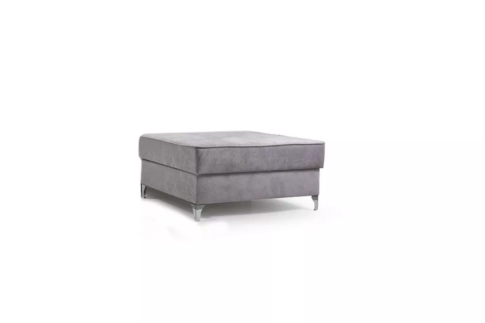 Pufs Broadway P Standard Auduma numurs: Viton 200, · Pelēks · 96 × 45 × 79 cm