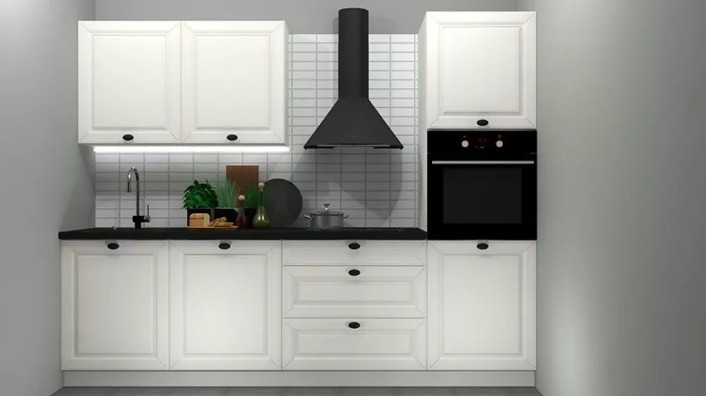 Virtuves komplekts Older 260 Materiāls : MDF + LKSP plātne, · Balts