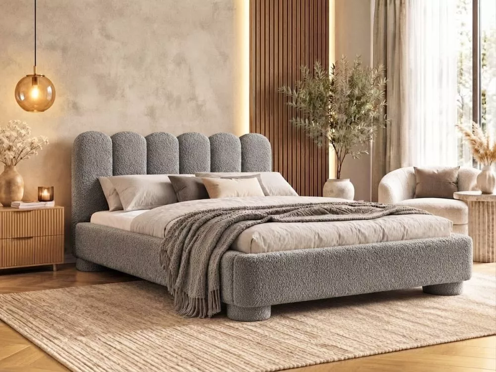 Gulta Mono 1 standard ar stelāžu Guļamvietas platums: 160 cm, Guļamvietas garums: 200 cm, stelāžas tips: metāla, · Pelēk