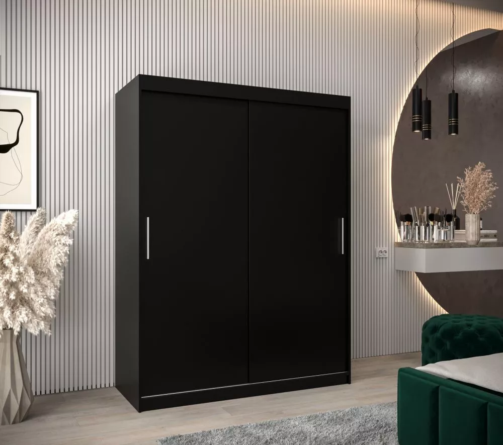 Skapis Tokyo · Melns · 150 × 62 × 200 cm