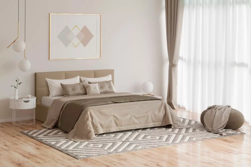 Gulta Porto Premium Standard ar stelāžu Guļamvietas platums: 140 cm, Guļamvietas garums: 200 cm, stelāžas tips: koka, · 