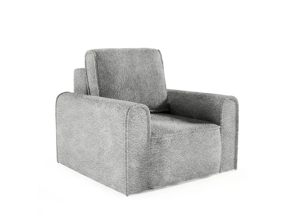 Mīksts krēsls Loretto 1S Premium Standard · Tumši pelēks · 100 × 104 × 88 cm