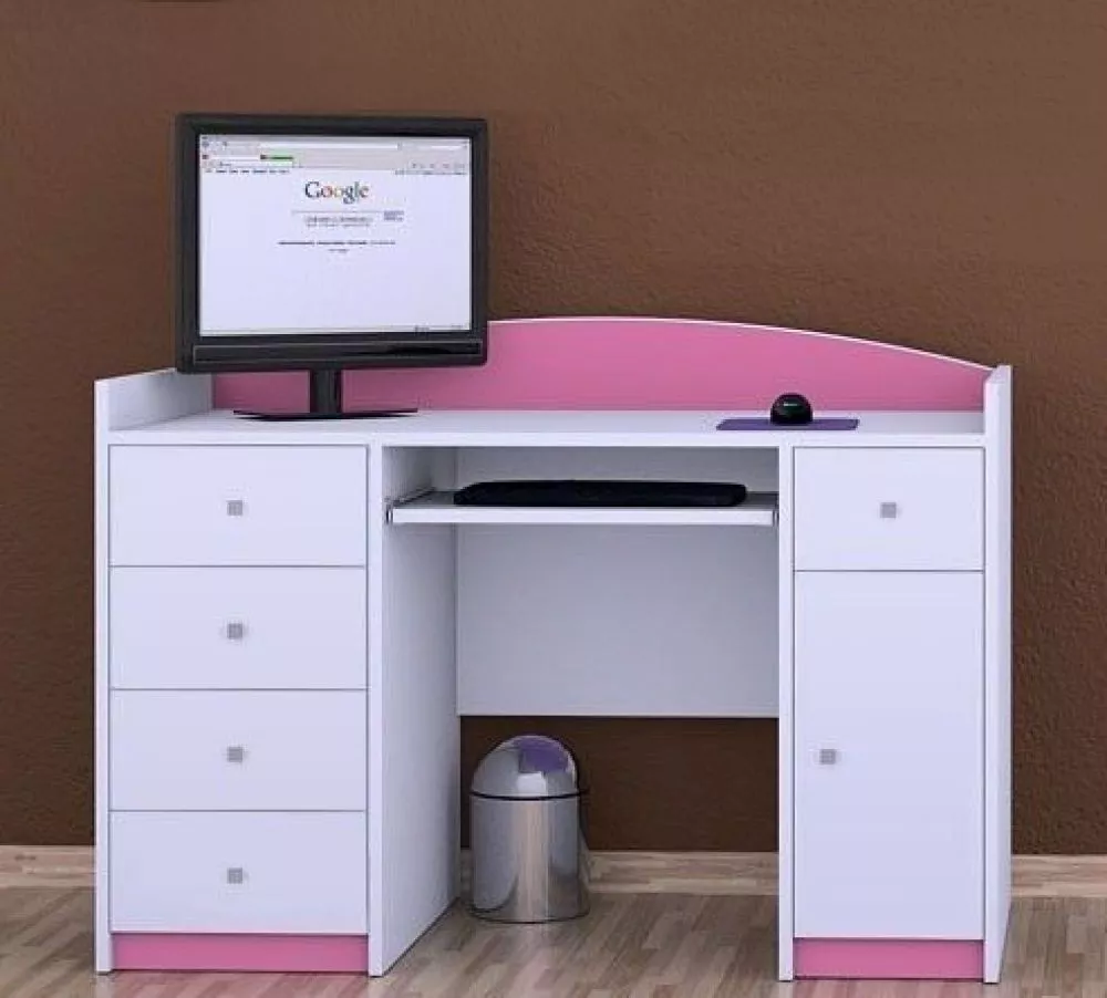 Bērnu rakstāmgalds Happy B01 Maksimālais augstums: 89 cm, · 125 × 75 × 60 cm