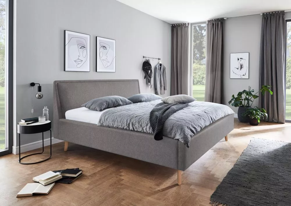 Gulta Frieda Oak Premium Standard ar stelāžu Guļamvietas platums: 160 cm, Guļamvietas garums: 200 cm, stelāžas tips: kok