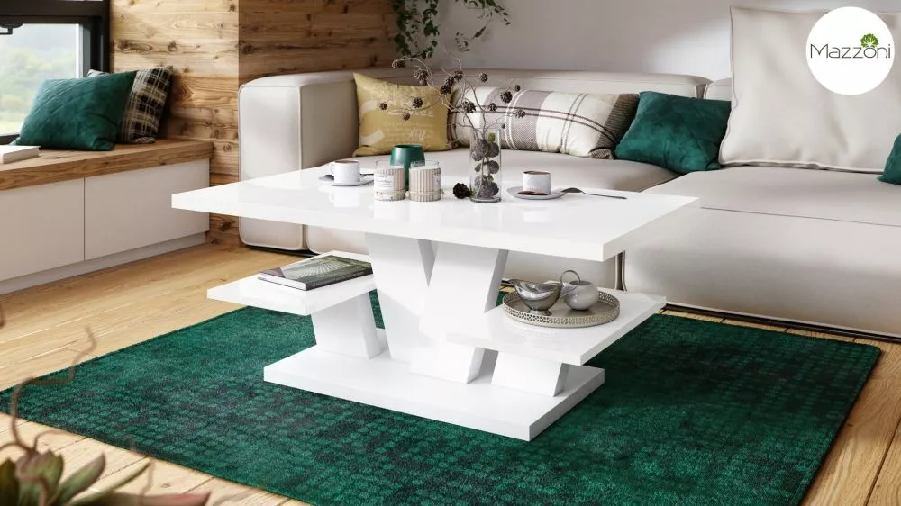 Žurnālgalds Viva Gloss Korpusa krāsa: balts, · 110 × 60 × 45 cm